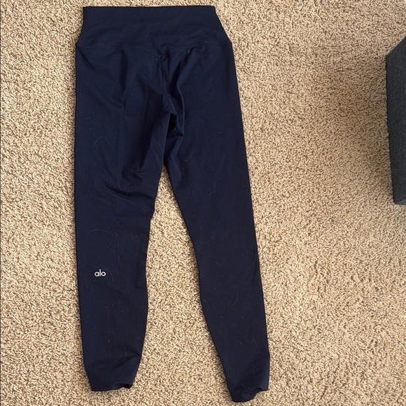 ALO Yoga Navy High-Rise Leggings - Picture 2 of 4